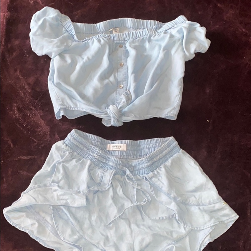 Guess 2 piece denim set